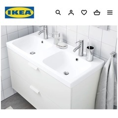 IKEAオーデンスヴィーク ダブル洗面ボウル