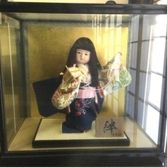 日本人形　ガラスケース　五月人形