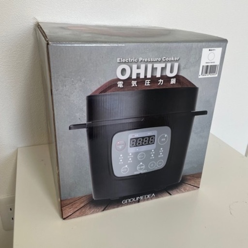 OHITU(新品) 電気圧力鍋 YBW-20-70 ブラック　2.1L OHITU