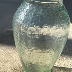 ガラス製花瓶　透明　