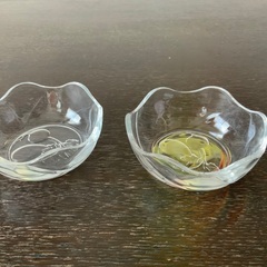 (中古) ガラス小鉢2個セット