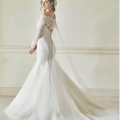 クチュールナオコ ウェディングドレス マーメイド 2way ブライダルシューズ付