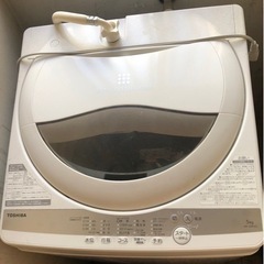 TOSHIBA 東芝 5kg洗濯機 AW-5G9（W） 2021年製