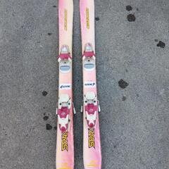 ☆子供用　スキー板＆ビンディング付き♪　ピンク