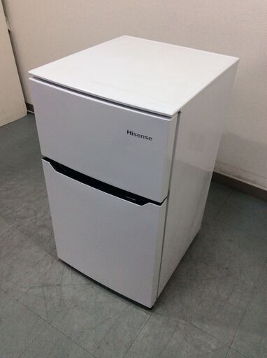 （1/27受渡済）JT8189【Hisense/ハイセンス 2ドア冷蔵庫】美品 2020年製 HR-B95A 家電 キッチン 冷蔵冷凍庫 右開き 93L