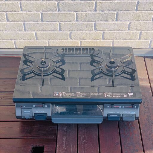 LPガス用　Rinnai ガスコンロ　RTE640BK2R　2019年製