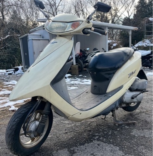 【売約済】実働 BT新品 ホンダ AF62 ディオ 4スト バイク 原付 スクーター アイボリー
