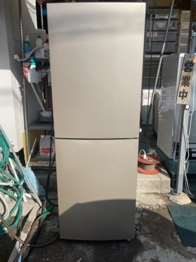 【リサイクルサービス八光】2022年製　ハイアール  冷蔵庫 ゴールド JR-NF218B-N [218L /2ドア /右開きタイプ]