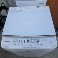 ハイセンス　全自動洗濯機　HW-G45E4KW　4.5kg　20...