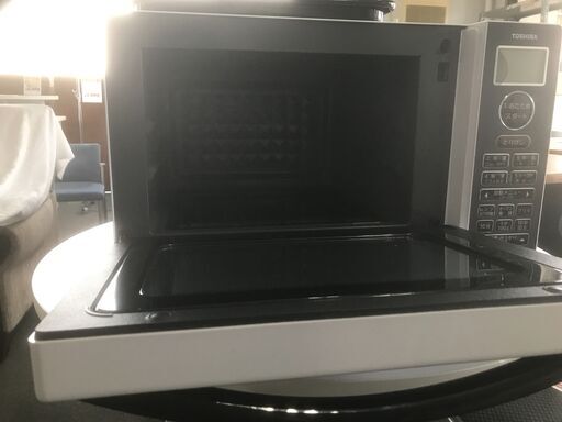 【中古品 動作確認済】★☆2020年製 TOSHIBA  オーブンレンジ ホワイト ER-V18 [18L]☆★取説無し 現状渡し