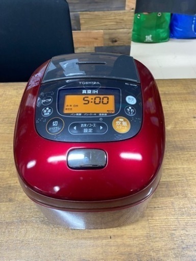 TOSHIBA 東芝真空IH保温釜 5.5合炊き RC-10VRF 2012年製