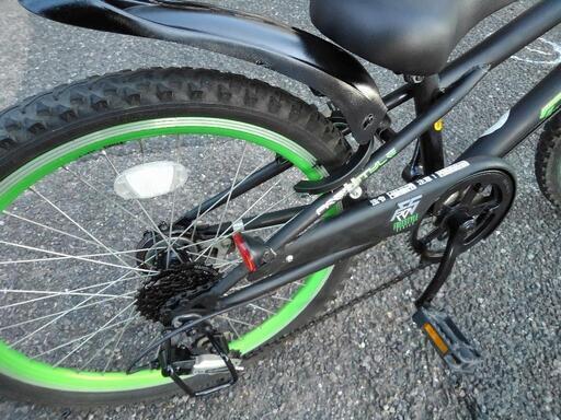 中古子供自転車2894 22インチ 6段ギヤ ダイナモライト 身長