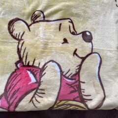 【新品・未使用・袋無し】クマのプーさん シングル毛布