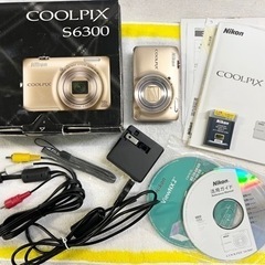 ■デジカメ NIKON COOLPIX S6300 ゴールド■ニ...