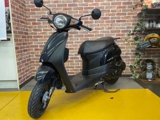 【低走行✨通勤通学に最適‼️】スズキ レッツ 安心のFI車両 ブラック【ご契約でヘルメットプレゼント】