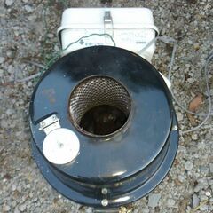 長府、石油風呂釜バーナー付き