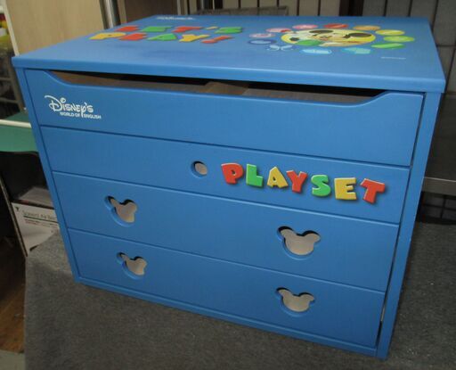 R511 Disney DWEレッツプレイ (Let's play) 物入れ4段 Used
