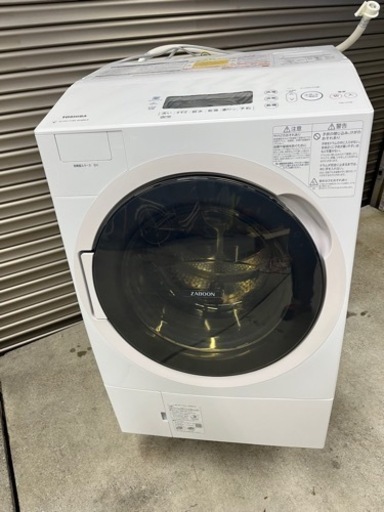極上TOSHiBA TW-117V9取説保証書ドラム式洗濯乾燥機