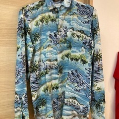 サンローランパリ 16SS カットオフレーヨンアロハシャツ サンローランパリ 16SS カットオフレーヨンアロハシャツ