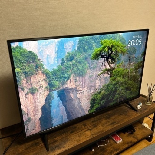 【TCL】4K液晶テレビ 43V型 2023年製(保証書付き) ※本日受け取ってくれる方いましたら、13000円で取引可能です。