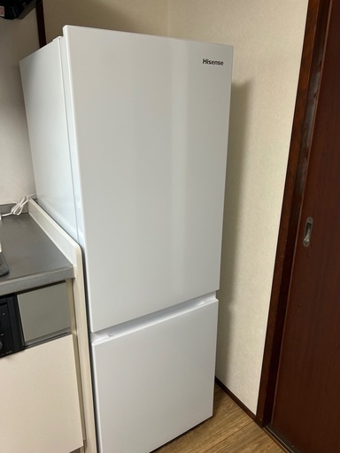 ハイセンス 冷蔵庫 幅49cm 175L ホワイト