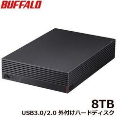 外付HDD バッファロー HD-NRLD8.0U3-BA [US...