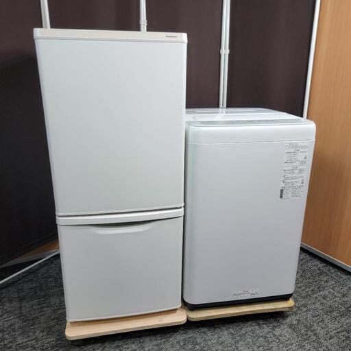 ‍♂️h050130売約済み‼️配送設置は無料‼️最新2023\u00262022年製✨新色マットバニラホワイト✨Panasonic 家電セット