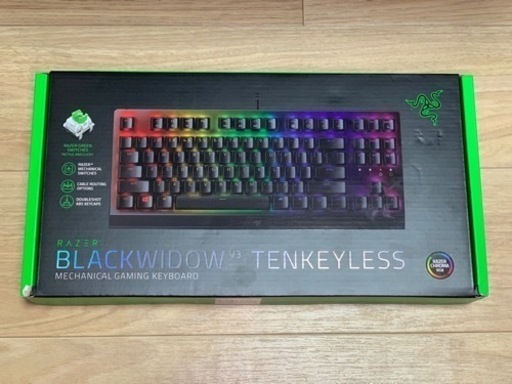 RAZER BlackWidow V3 TKL Green Switch 日本語配列