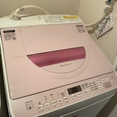 【無料‼️】SHARP縦型洗濯乾燥機