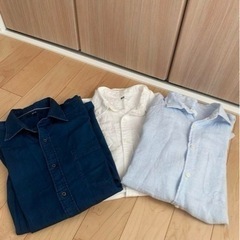 UNIQLOワイシャツ3点（L）