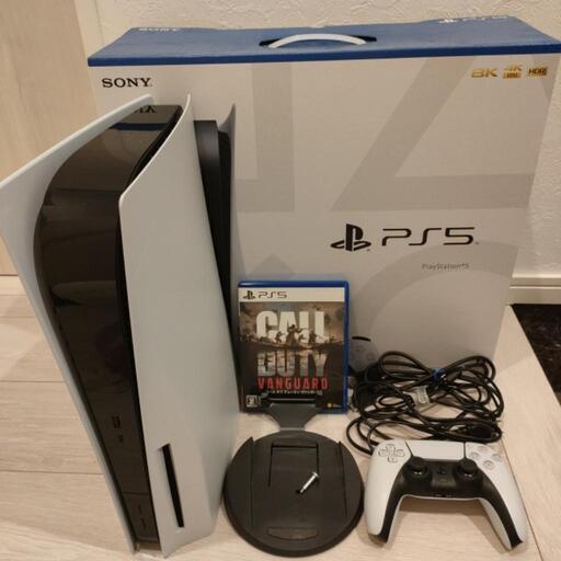 PS5 欠品なし　ソフト付き　早期終了あり プレステ5 cfi-1000a01