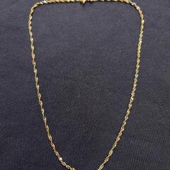 ITALY製 K18ネックレス 3カラーゴールド ツイストチェーン 18KT 3.2g