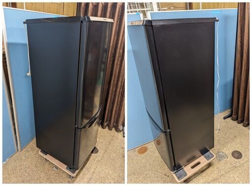 Panasonic 2ドア冷凍冷蔵庫 168L 2018年製 NR-BW17BC-K 黒/ブラック