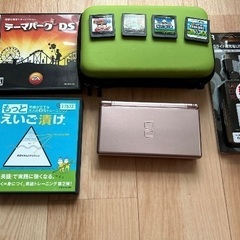 Nintendo DS Lite メタリックロゼ ソフト付 ケー...