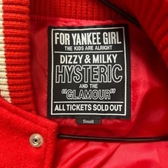 価格相談OK/HYSTERIC GLAMOUR 2021AW TEAM LOGO刺繍スタジャン