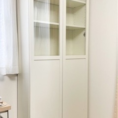 【2点】IKEA オクスベリ OXBERG 本棚 白家具 キャビ...