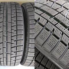 冬 VW ワーゲン 17インチ ザ・ビートル パサートT-Roc アウディ Q2【富山】215/55R17 中古4本（VWセンターキャップ 無し）PCD112 フォルクスワーゲン