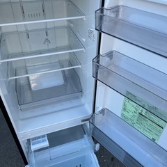 T【高年式】2020年式 153L LED庫内灯 2ドア冷蔵庫 東芝 GR-R15BS(K)