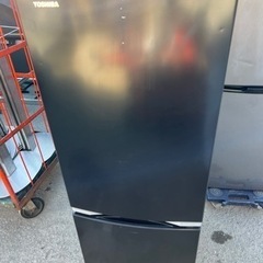 T【高年式】2020年式 153L LED庫内灯 2ドア冷蔵庫 東芝 GR-R15BS(K)