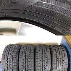 冬 VW ワーゲン 17インチ ザ・ビートル パサートT-Roc アウディ Q2【富山】215/55R17 中古4本（VWセンターキャップ 無し）PCD112 フォルクスワーゲン