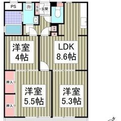 💚近隣に月極駐車場あり！💚3LDK / 52.82㎡💚フリーレン...