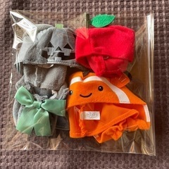 【無料】ねこのかぶりもの(ハロウィン　りんご　ニモ)