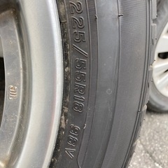 【値下げしました】新しいです！タイヤ18インチ  RV505 225/55-18