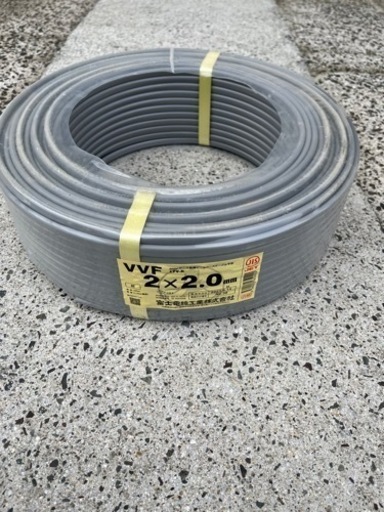 VVFケーブル、2.0×2c