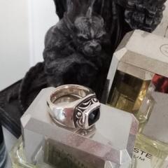 アクアシルバー　アラベスクリング