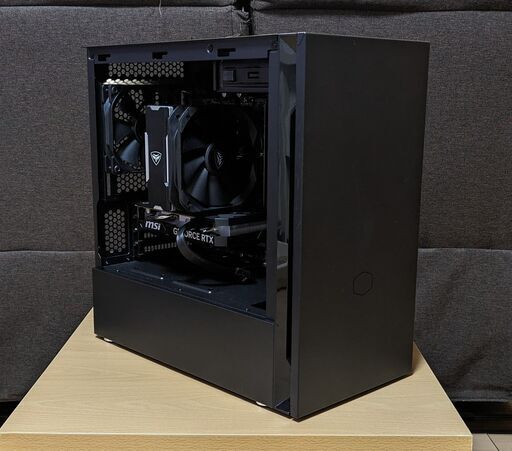 RTX4060＆13400F搭載　シックな見た目と静音性重視のゲーミングPC
