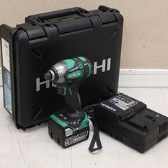 HiKOKI ハイコーキ コードレスインパクトドライバ 本体 WH14DDL2 バッテリー付 14.4v 6.0Ah BSL1460 日立 (D5472kyxY)