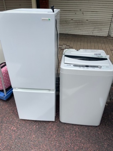 2ドア156L冷蔵庫　6.0kg洗濯機　セット　バラ売り可