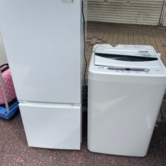 2ドア156L冷蔵庫　6.0kg洗濯機　セット　バラ売り可　