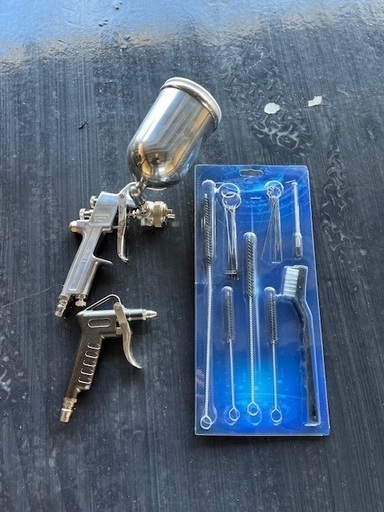 アネスト岩田 コンプレッサー サブタンク 他色々 全塗装セット